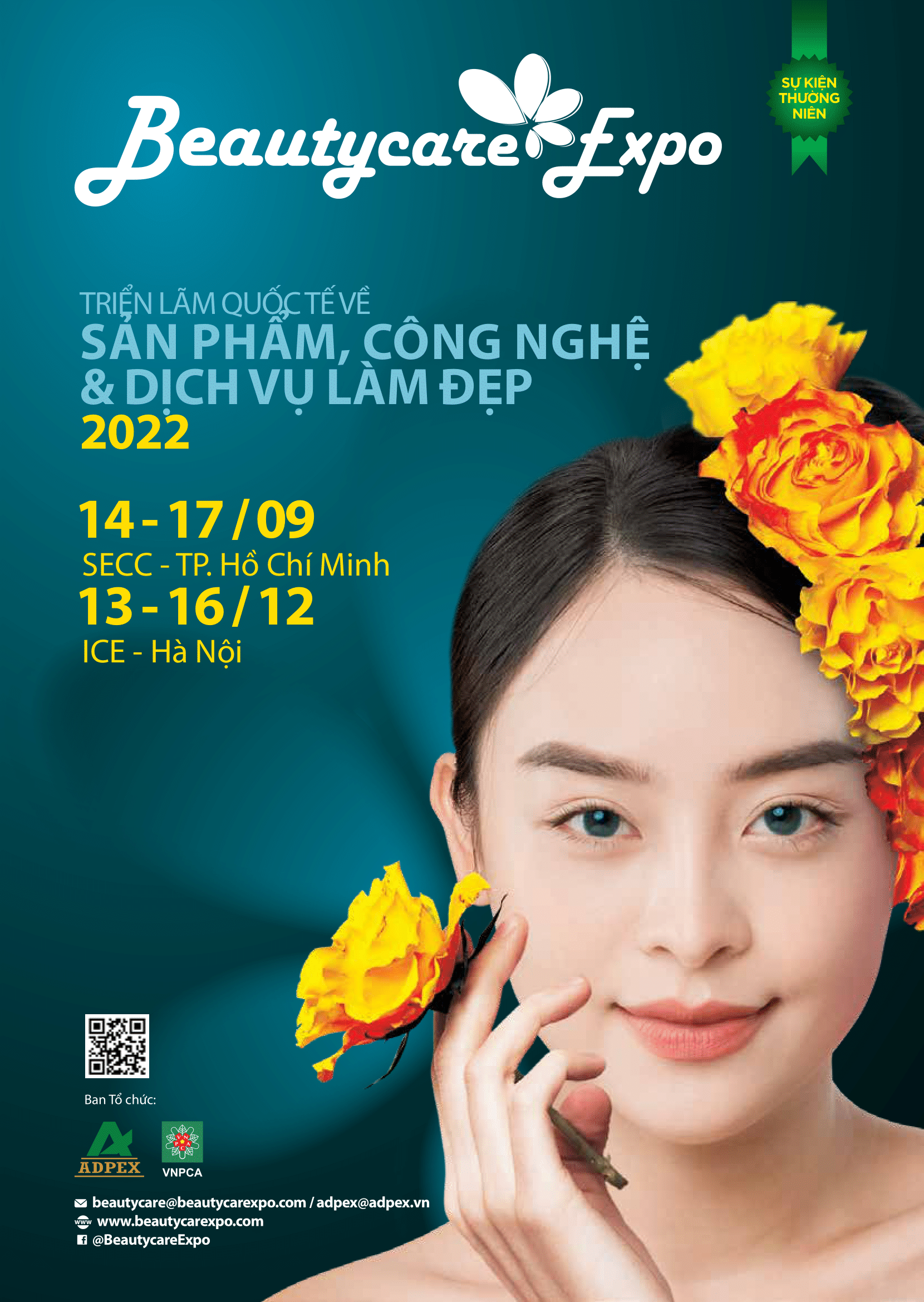 Beauty care brochure front page